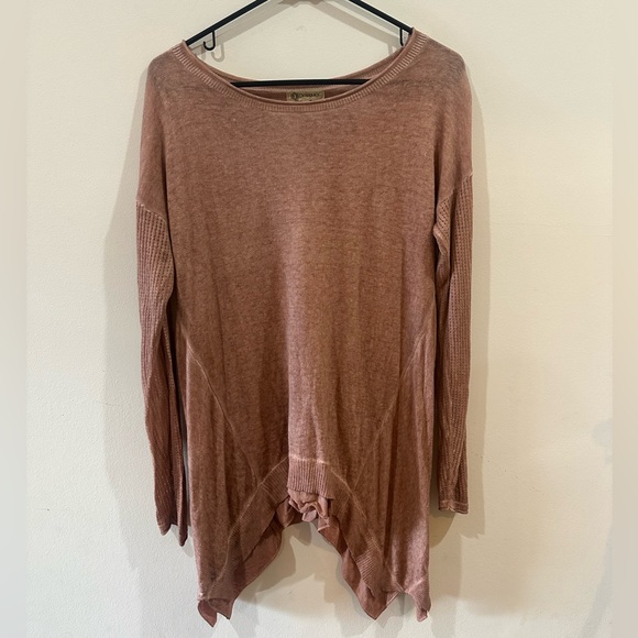 Democracy Tops - Democracy Blush Knit Lightweight Sweater